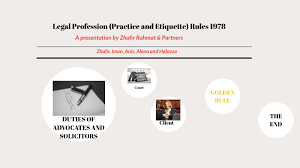 In malaysia, the rules that govern an advocate and solicitor are divided into two folds, first being the conventional rules that are in written form which includes but not limited to the legal profession act 1976 (the lpa), legal profession (practice and etiquette) rules 1978 (the p&e rules. Cta Lpper By Anis Hilmi