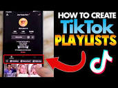 How To Create a Playlist on TikTok *NEW FEATURE* - YouTube