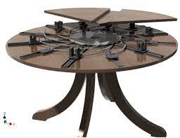 Restoration hardware branches into the modern realm. Self Expanding Round Table 3d Cad Model Library Grabcad