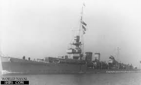 HMS Calcutta, 1920. - Battleships ...