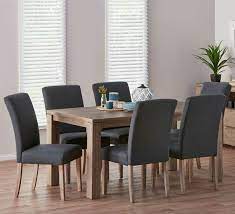 Urban accents canada offers a huge selection of glass dining room table sets to choose from. Toronto 6 Seater Dining Set With Parker Chairs Fantastic Furniture