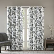 Sesame street watercolor wall art prints semi sheer white curtains for bedroom window curtains 84 inches long grommet top casual. Camille Floral Fabric Grommet Window Curtains Aqua Curtains For Living Room Casual Light Room Darkening Curtains For Bedroom 50x84 1 Panel Pack Panels Home Semo Es