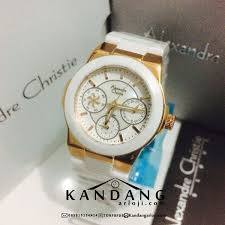 Bonia rosso bnr 180 original garansi resmi jam tangan wanita. Jual Alexandre Christie Ac 2224 Putih Rose Gold Keramik Online Jamtangansby Com Termurah