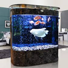You are trapped inside in a fish tank room. Usd 257 68 Fish Tank Aquarium Living Room Small Feng Shui Water Ecological Glass Landscape Turtle Tank Large Bottom Filter Goldfish Tank Wholesale From China Online Shopping Buy Asian Products Online