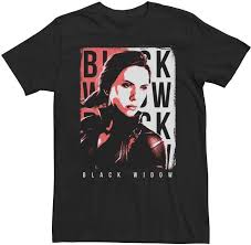 Men S Marvel Avengers Endgame Black Widow Ornate Tee Black Widow T Shirt T Shirt World