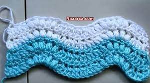 fistikli zigzag orgu modeli videolu anlatimli nazarca com ripple stitch crochet chevron crochet blanket pattern crochet blanket patterns