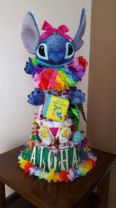 Lilo And Stitch Diaper Cake Diapercakeideas Baby Shower De Baby Shower Diaper Cake Holiday Baby Shower