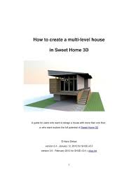 In 8 minutes, you will b. How To Create A Multi Level House In Sweet Home 3d