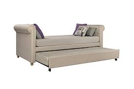 Buydirect provides comprehensive information about your query. Dhp Sophia Upholstered Daybed Sofa Bed With Trundle Twin Size Frame Tan Buy Online In Maldives At Maldives Desertcart Com Productid 16011786