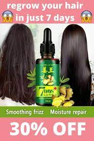 7 Days Hair Growth Serum Video Video In 2021 Hair Loss Treatment Thin Hair Care Biotin Hair