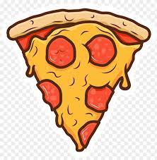 Pizza slice from above cartoon illustration. Slice Sticker Just Stickers Pizza Slice Cartoon Png Image With Transparent Background Toppng