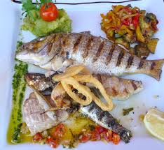 Grilled Whole Fish Cuisine Food Seafood