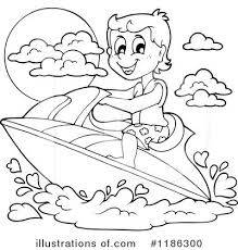 Skiing coloring pages are free printables that are ideal winter coloring activities for kids who love skiing. Fun To Ride Jet Ski Coloring Pages Picolour
