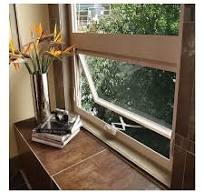 Modern Design Hurricane Impact Half Aluminum Alloy French Casement Large  House Toilet Awning Window with Double Glazed Glass