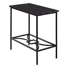 Roomfitters sofa console table top metal frame accent narrow foyer hall table, weathered gray. Monarch Specialties 22 In Metal Accent Side Table With Storage Shelf I 2075 At Tractor Supply Co