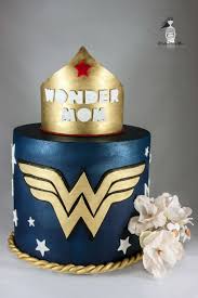 Fondant Birthday Cake For Mother Design Wonder Mom Wonder Woman Cake Mom Cake Mothers Day Cakes Designs