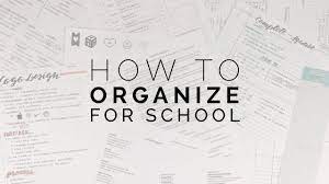 How To Organize For School 🎒 The Best Methods For Staying Organized -  Youtube