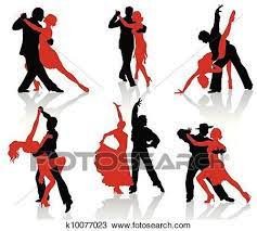 Ballroom Dances Tango Clipart K10077023 Dancing Drawings Tango Art Dancing Poses