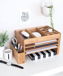 Comment Amenager Un Coin Bureau A La Maison Organisateur De Bureau En Bois Organiseur Bureau Organisation Bureau
