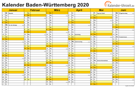 Integrieren sie unseren kalender kostenfrei in ihre eigene website. Kalender 2020 Pdf Baden Wurttemberg Calendario 2019