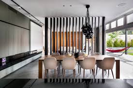 Interior wall design for hall. Dining Room Partition Houzz
