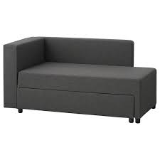 Ikea schlafsofa hagolund in weiß in hessen niedernhausen ebay. Bygget Recamiere Bettsofa Knisa Dunkelgrau Mit Stauraum Ikea Deutschland