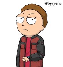 ⏳Marty or Morty🕰 Morty Smith from @rickandmorty @realmikejfox  @mrchristopherlloyd @backtothefuturehq •Follow @byryeric for more •