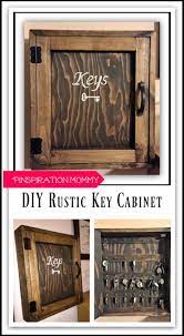 Diy Rustic Wood Key Cabinet Free Plans Key Cabinet Rustic Diy Diy Cupboards