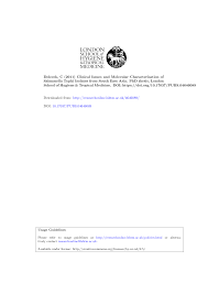 Dolecek, C (2011) Clinical Issues and Molecular Characterisation of  Salmonella Typhi Isolates from South East Asia. PhD thesis,