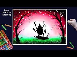 Maa Kali Drawing By Oil Pastel Step By Step Diwali Drawing Diwali Special Drawing Youtube Diwali Drawing Oil Pastel Drawings Oil Pastel