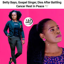 Go well Betty Bayo. You were truly loved💔 #Bettybayo