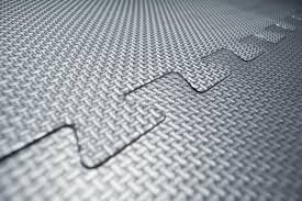 Paint thinner for paint stains Rubber Interlocking Jigsaw Floor Tiles In A Gym Stock Photo Image Of Clean Jigsaw 145672522