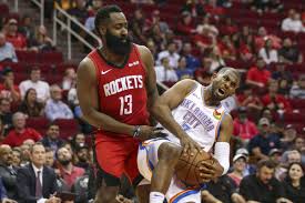 Harden, westbrook & paul george put on a show in houston. Second Half Comeback Lifts Rockets Over Thunder 116 112 The Dream Shake