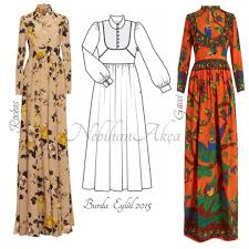 Instagram Da Nebihan Akca Nebihanakca Dunya Markalari Da Burda Kaliplarindan Dikiyor Saka Bir Yan Fashion Sewing Fashion Sewing Pattern Retro Dresses Diy