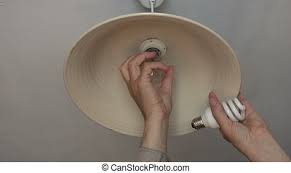 They are used in many applications, from table lamps to overhead lighting to headlights on automobiles. Electrician Man Install Or Replace Halogen Light Lamp Into Ceiling At Client Home Canstock