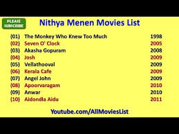 Nithya Menen Movies List Youtube We bring you this movie in multiple definitions. nithya menen movies list