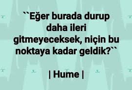 eger burada durup daha ileri gitmeyeceksek nicin bu noktaya kadar geldik hume hume durmak gitme ilham verici sozler psikolojik gercekler ozlu sozler