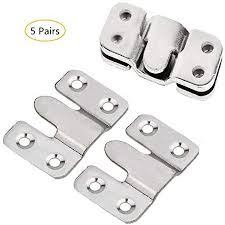 A wide variety of flush mount bracket options are available to you, there are 546 suppliers who sells flush mount bracket on alibaba.com, mainly located in asia. Magiin Flush Mount Bracket Interlocking Furniture Connector Heavy Duty Stainless Steel Photo Frame Hook Picture Hanger For Large Picture Display Art Gallery Wall Mount Hardware 5 Pairs Walmart Canada