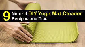 The bright, crisp scent left behind is both invigorating and relaxing. 9 Simple But Effective Yoga Mat Cleaner Recipes