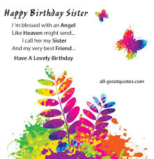 We did not find results for: Happy Birthday Beautiful Sister Sister Birthday Card Birthday Wishes For Sister Happy Birthday Fun