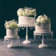 3 Piece Crystal Cake Stand Set White Cake Stand Set Crystal Cake Stand Crystal Cake