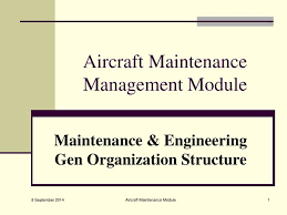Ppt Aircraft Maintenance Management Module Powerpoint