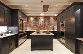 Exposed Brick Kitchen Tom Howley Interior Design Kitchen Rustic Kitchen Design Kitchen Designs Layout