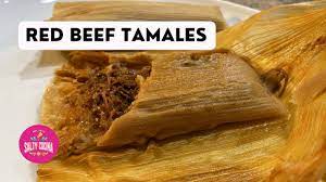 Easiest Way To Make Red Beef Tamales Youtube