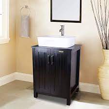 Save 15% off with code free shipping add to cart. 24 Inch Black Bathroom Vanity Cabinet W Mirror Set Square Ceramic Sink Combo W Chrome Faucet Bathroom Vanity Cabinets Black Cabinets Bathroom Black Bathroom