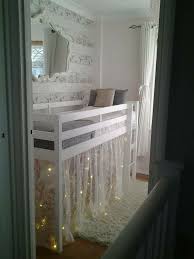 We buy, test, and write reviews. Cute Idea For A Little Girls Room With A Mid Sleeper Lace And Fairy Lights Little Girl Rooms Bed For Girls Room Big Girl Bedrooms