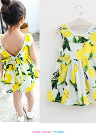 Summer Baby Girls Cotton Sleeveless Dress Baby Gear City Dresses Kids Girl Kids Summer Dresses Girls Dresses Summer