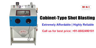 Recycling environmental protection sandblasting machine. Manufacturer Of Cabinet Type Shot Blasting Machine In India