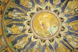 Do step into the basilica, which is very special indeed, with its mosaics you can see under water. Ravenna Zeitspuren