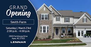 Reminder Don T Forget To Come Out To The Grand Opening Of Smith Farm Tomorrow Enjoy Gourmet Coffee Fr New Home Communities Model Homes New Home Construction